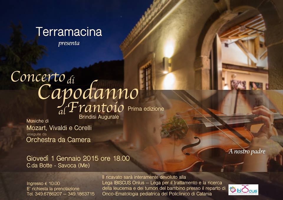 TERRAMACINA (Savoca) – CONCERTO DI CAPODANNO