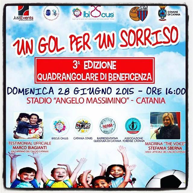 CATANIA, domani al Massimino la presentazione di “Un Gol per un Sorriso”