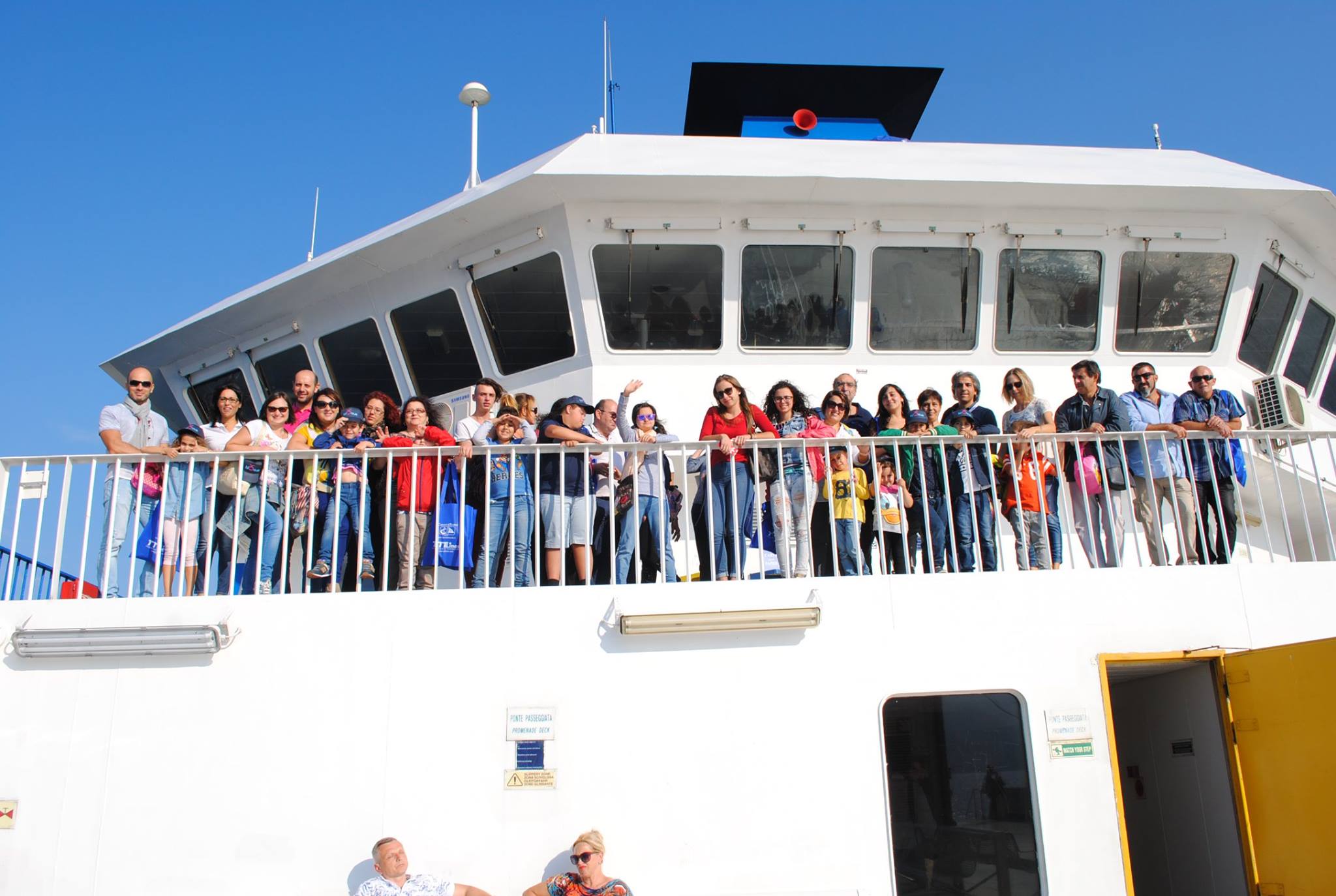Ferrovie Siciliane per il sociale: i bambini dell’Associazione Ibiscus sulla nave Telepass