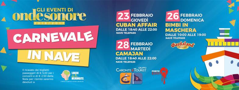 FESTA DI CARNEVALE SULLA M/N TELEPASS CARONTE&TOURIST