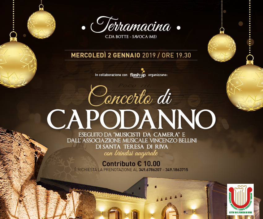 IL TRADIZIONALE CONCERTO DI CAPODANNO A SAVOCA