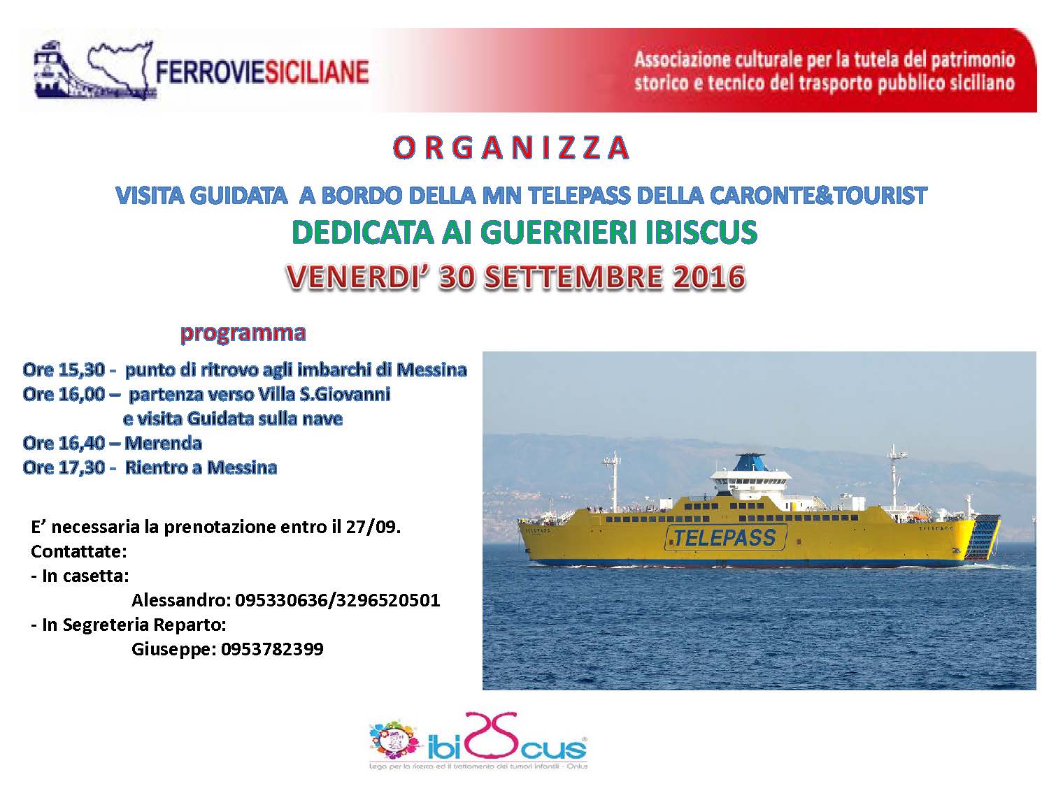 STRETTO DI MESSINA: VISITA GUIDATA SULLA NAVE MN TELEPASS DELLA CARONTE&TOURIST