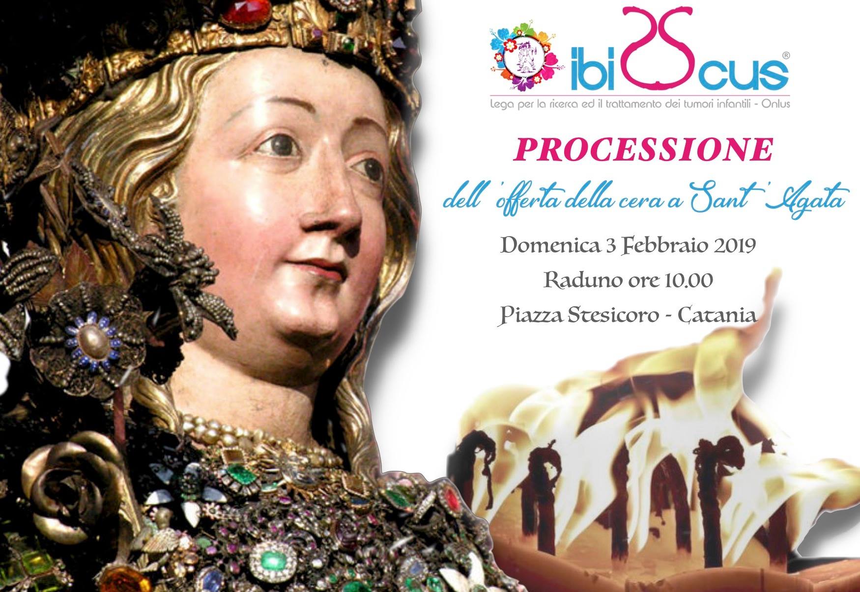 INVITO ALLA PROCESSIONE DEL 3 FEBBRAIO: L’OFFERTA DELLA CERA A S.AGATA