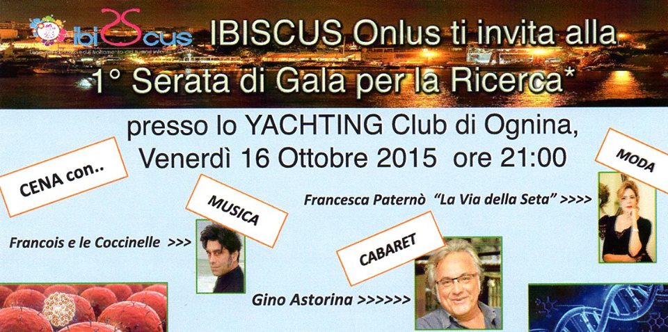 Serata di beneficenza  allo Yachting di Catania