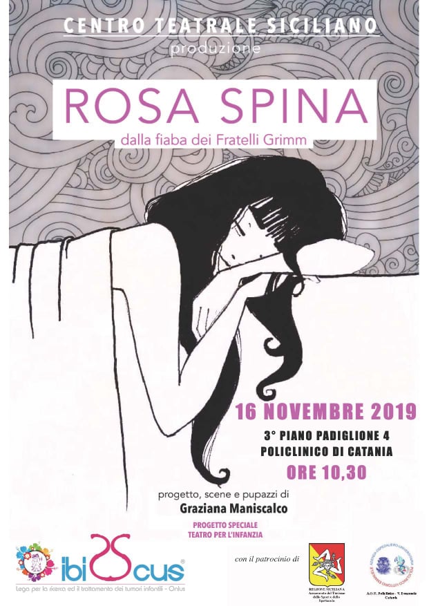 ANCHE IL TEATRO PER L’INFANZIA AL POLICLINICO: ROSA SPINA (DAL RACCONTO DEI FRATELLI GRIMM)