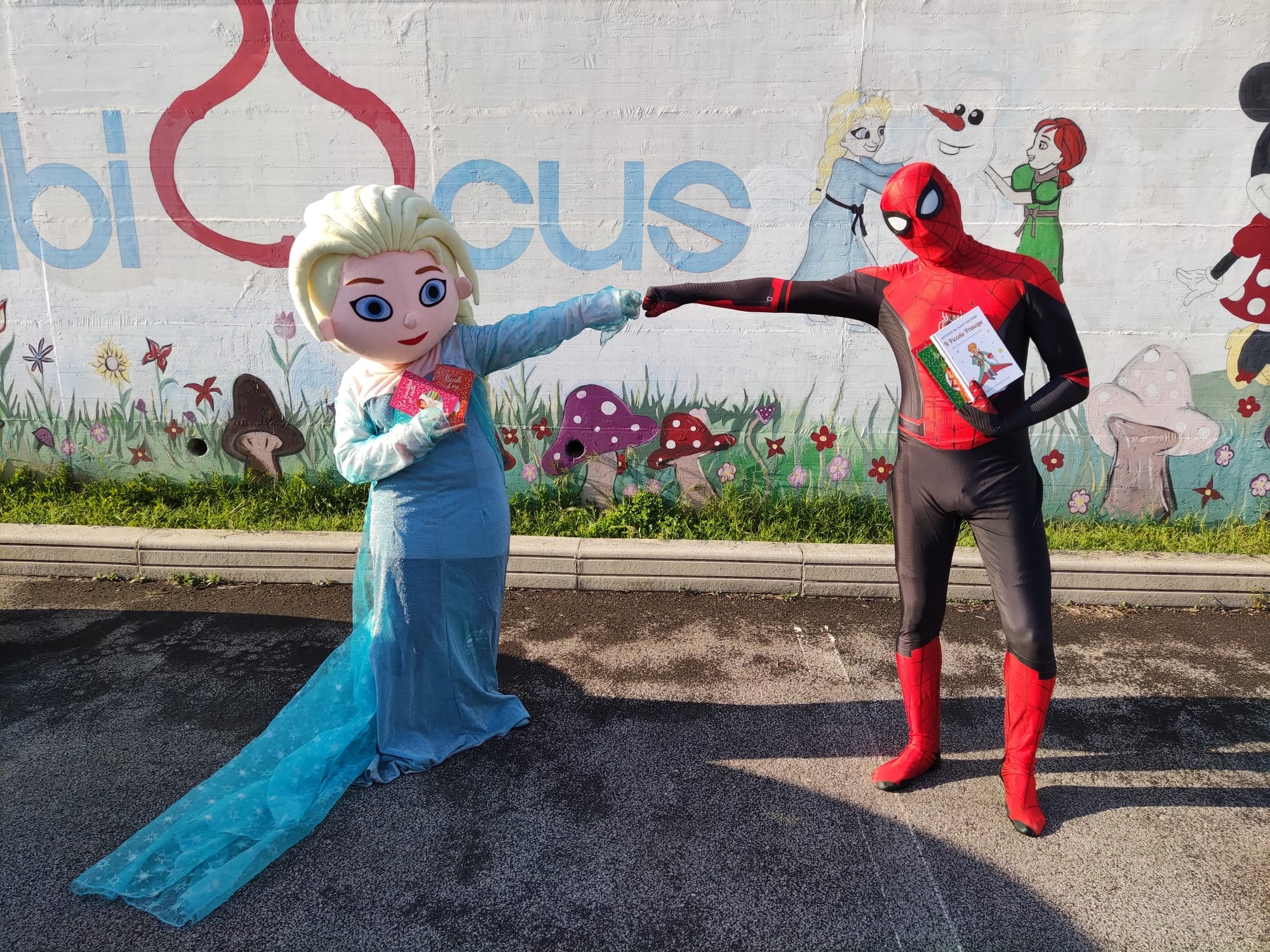 BENVENUTI ELSA E SPIDERMAN