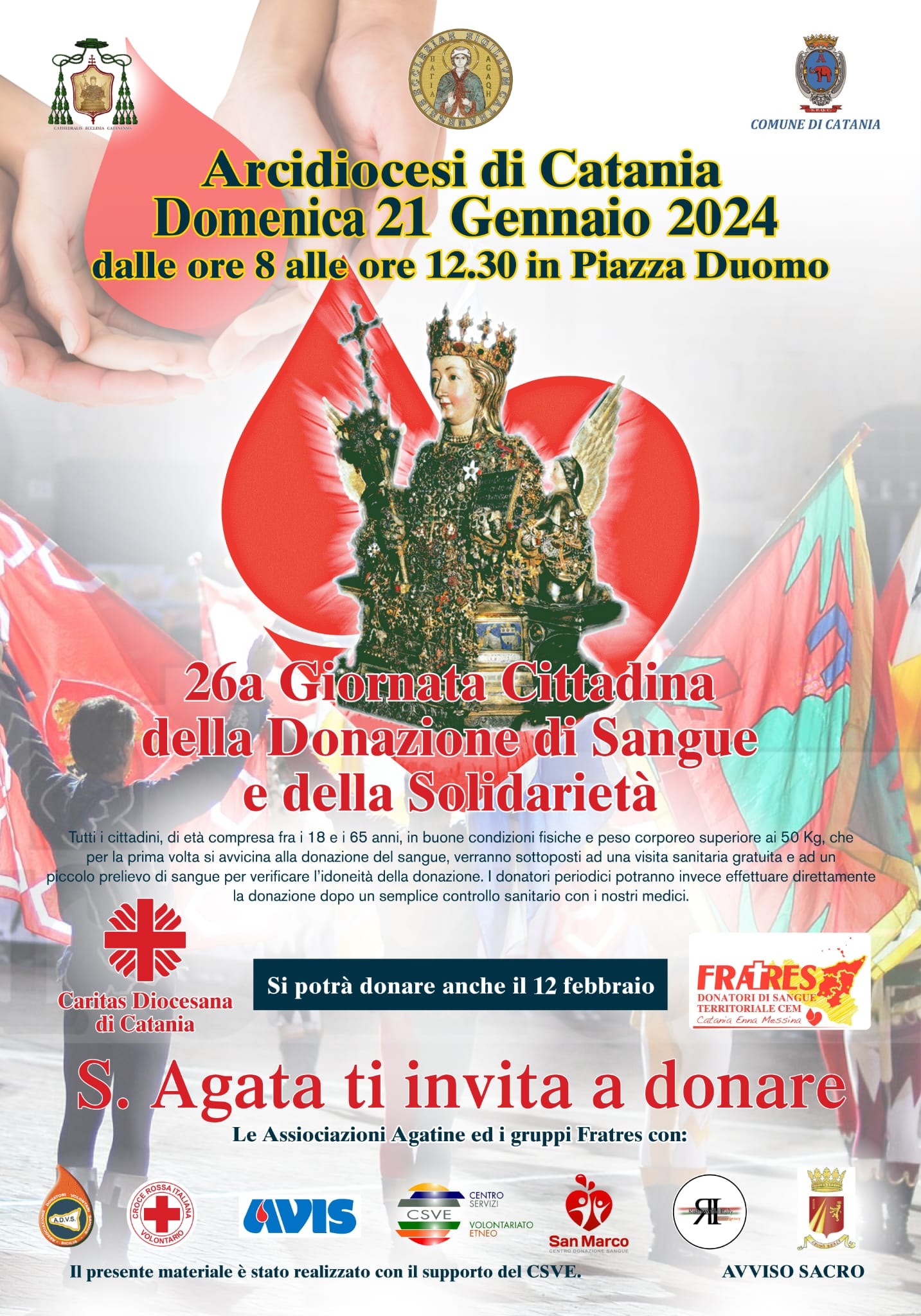 26a Giornata Cittadina della Donazione di Sangue e della Solidarietà